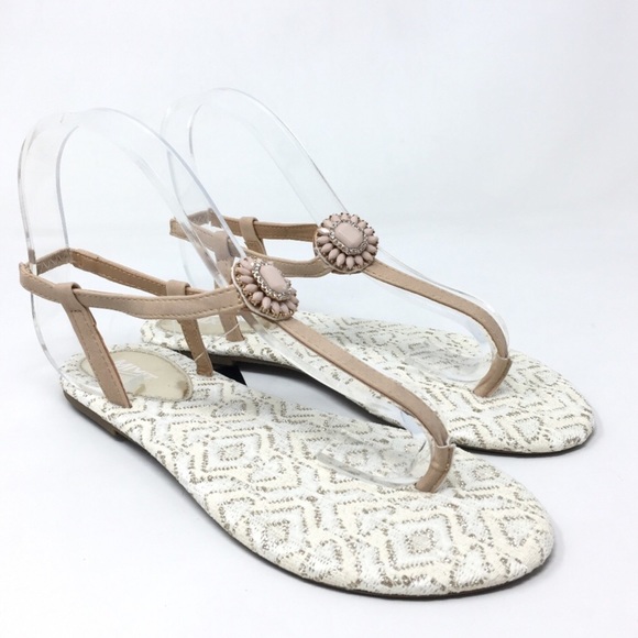 Mixit Nude Thong Sandals - Picture 1 of 6